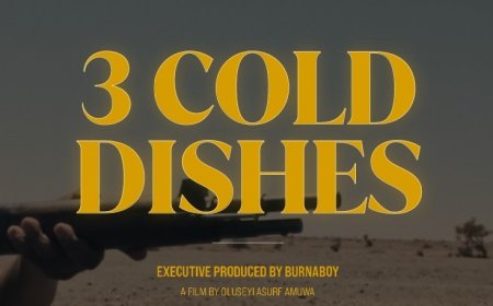 Burna Boy Makes His Executive Producing Debut with the Pan-African Thriller 3 Cold Dishes"
