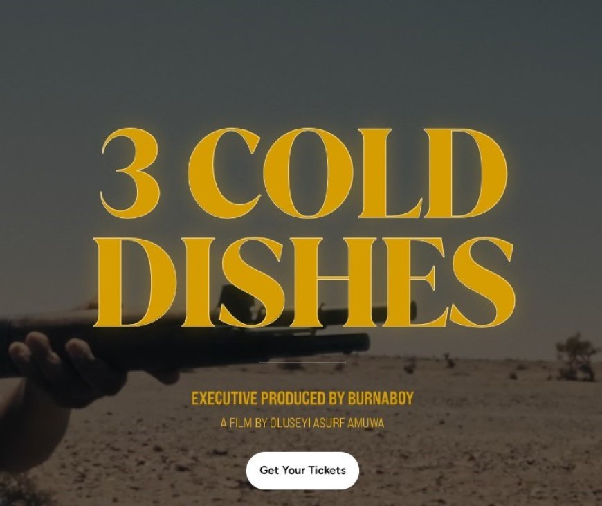 Burna Boy Makes His Executive Producing Debut with the Pan-African Thriller 3 Cold Dishes"
